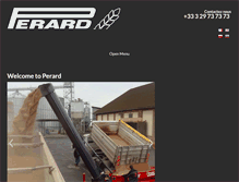Tablet Screenshot of perard.fr